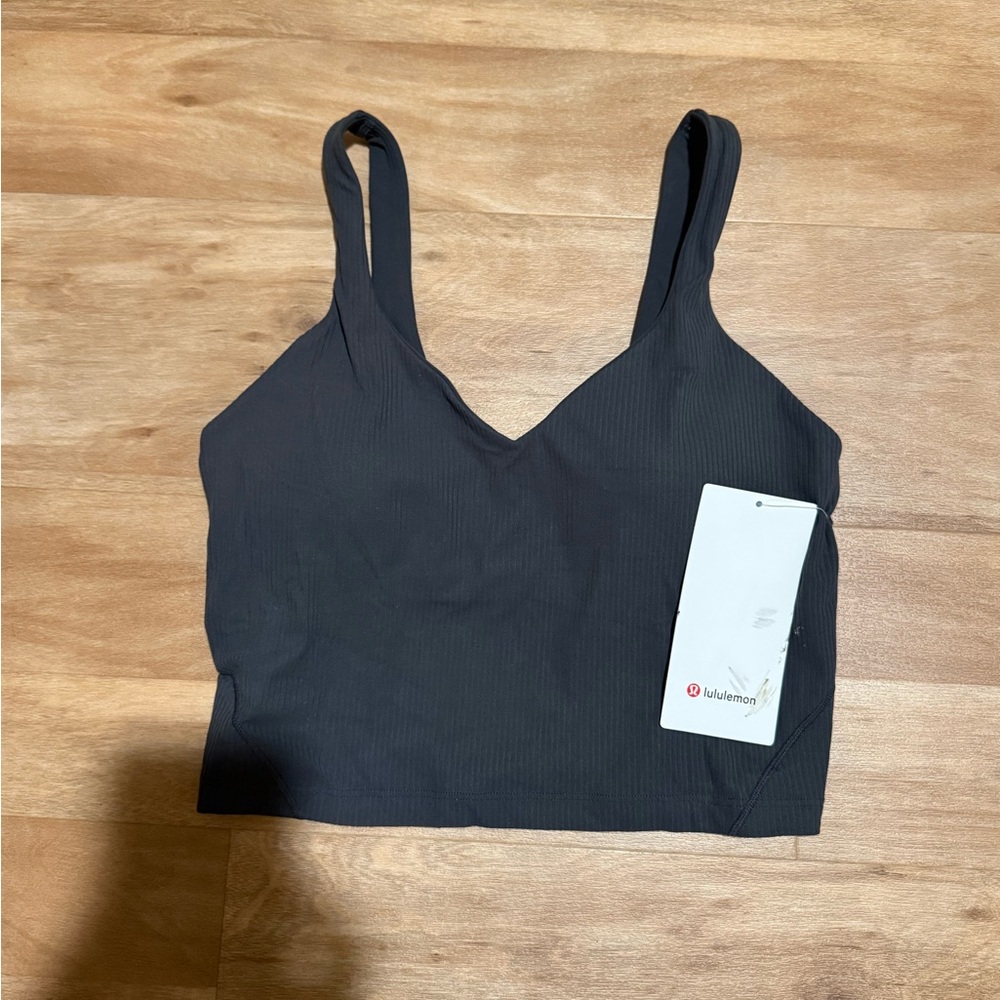 Lululemon Grey Ribbed Align Tank